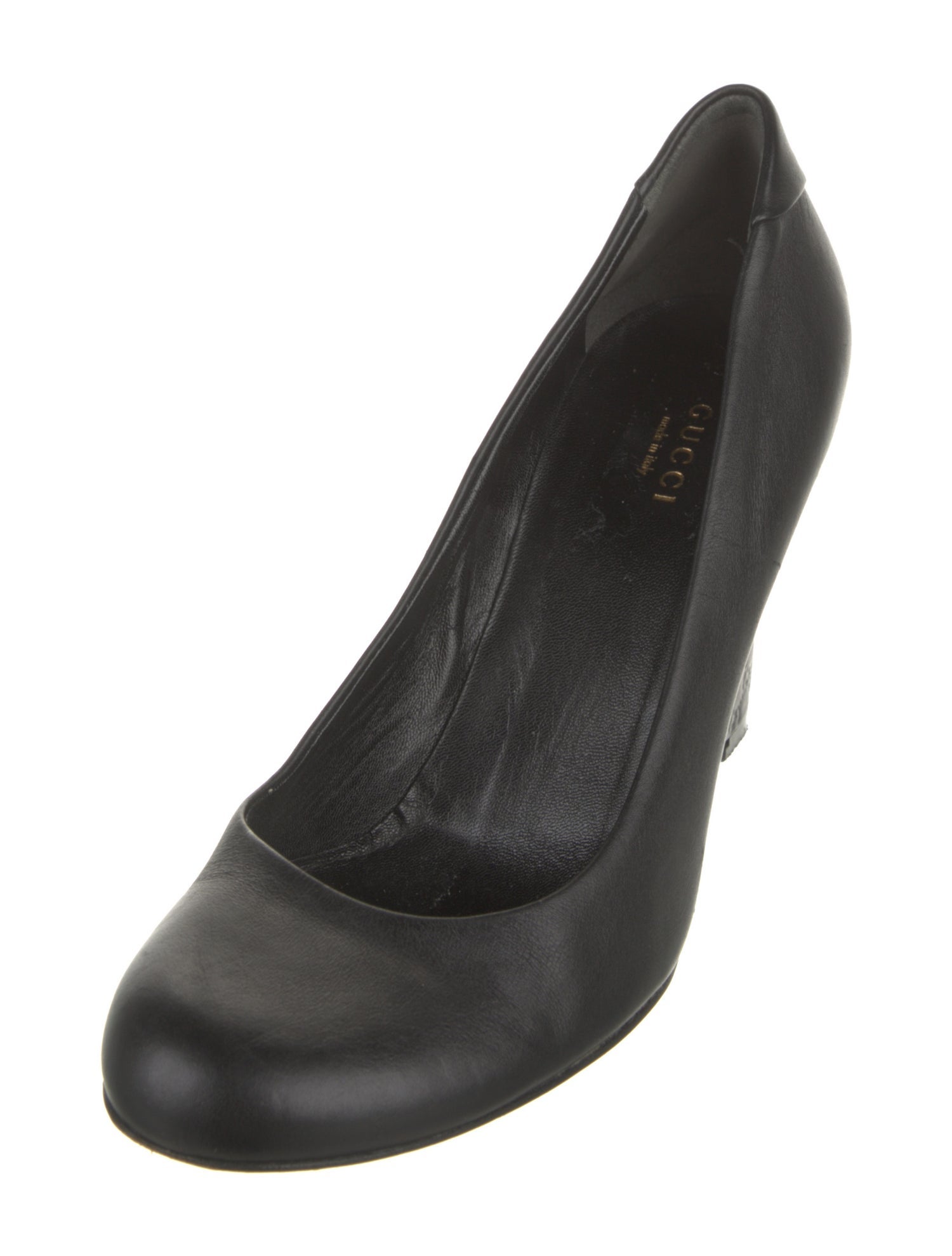 Gucci GG Signature Leather Pumps