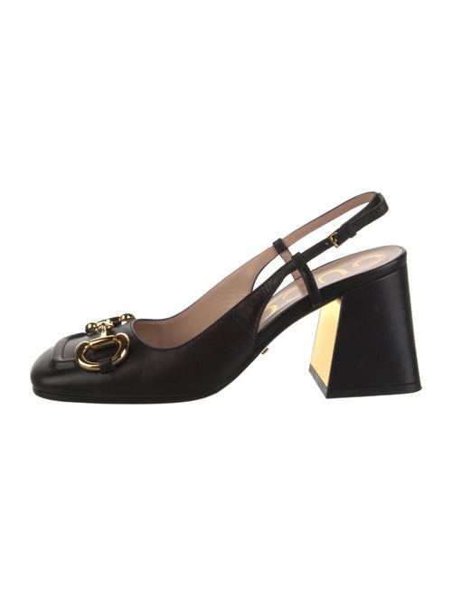 Gucci Leather Slingback Pumps