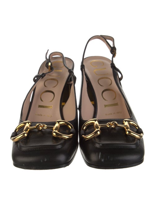 Gucci Leather Slingback Pumps