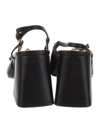 Gucci Leather Slingback Pumps