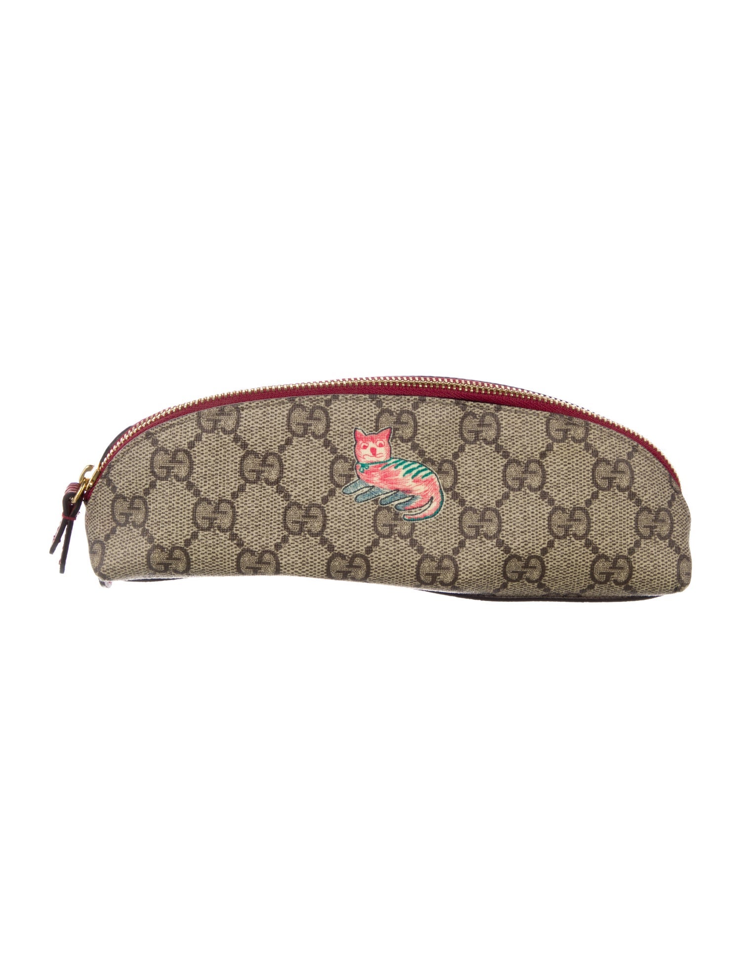 Gucci GG Supreme Cat Cosmetic Bag