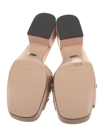 Gucci GG Signature Leather Slides