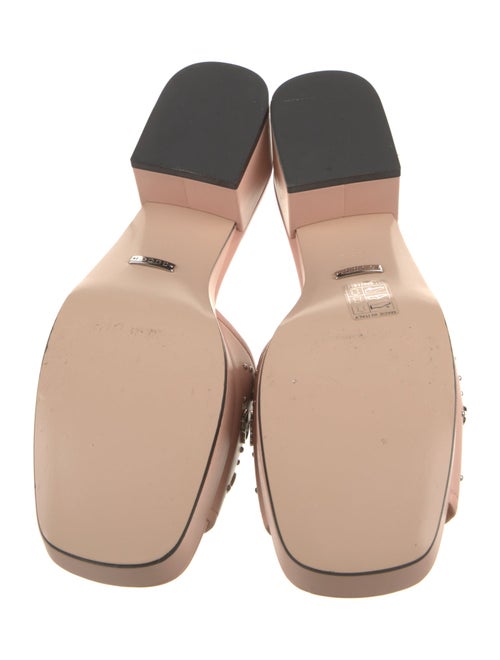 Gucci GG Signature Leather Slides