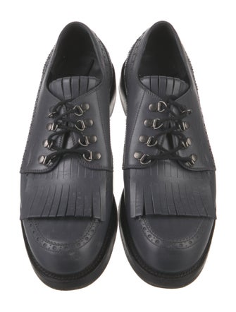 Gucci Leather Eyelet Trim Brogues