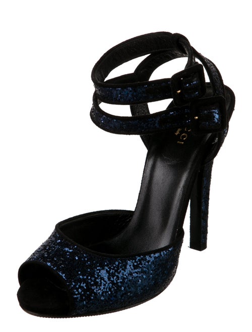 Gucci Glitter Glitter Accents Sandals