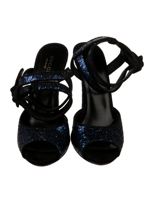 Gucci Glitter Glitter Accents Sandals