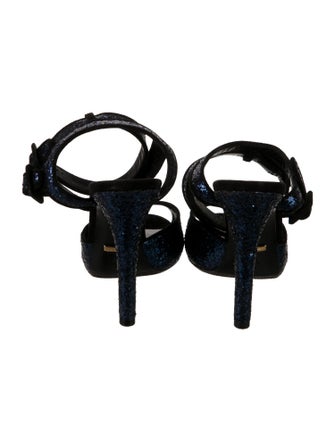 Gucci Glitter Glitter Accents Sandals