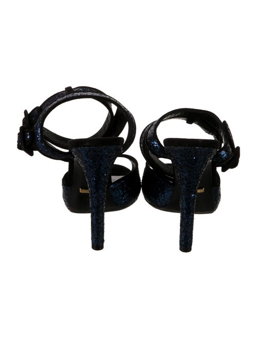 Gucci Glitter Glitter Accents Sandals