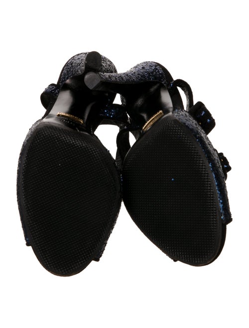 Gucci Glitter Glitter Accents Sandals