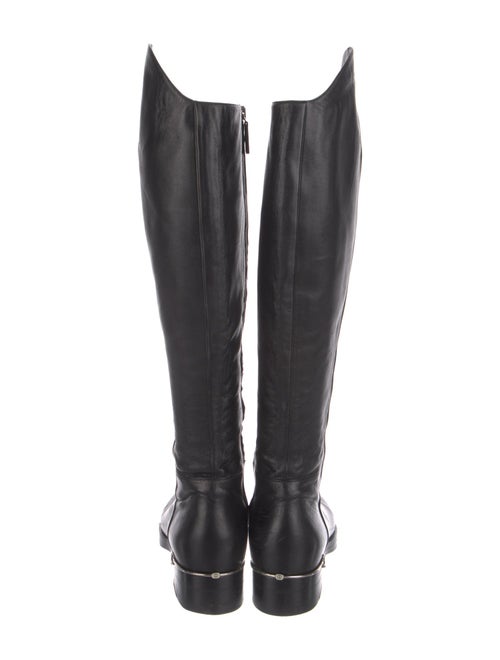 Gucci Horsebit Accent Leather Riding Boots