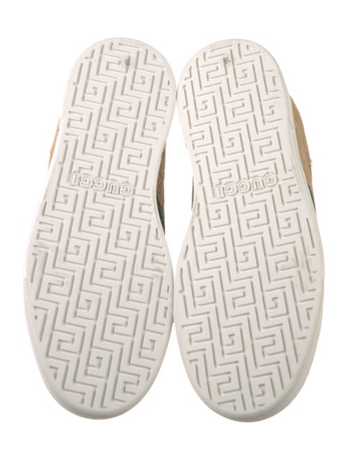 Gucci Web Accent Suede Sneakers