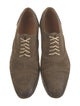 Gucci Bamboo Accent Suede Oxfords