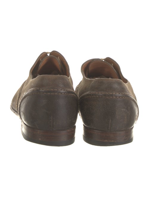 Gucci Bamboo Accent Suede Oxfords