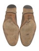 Gucci Bamboo Accent Suede Oxfords