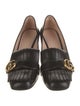 Gucci Double G Logo Leather Pumps