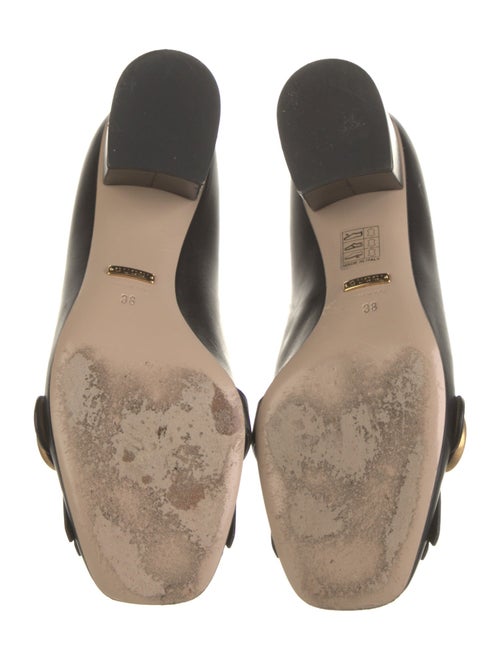 Gucci Double G Logo Leather Pumps