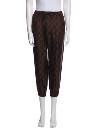 Gucci Silk Skinny Leg Pants
