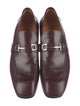 Gucci Horsebit Accent Leather Dress Loafers