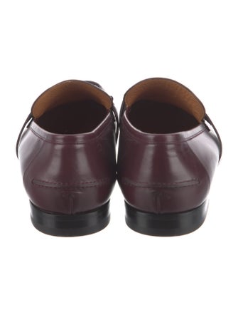 Gucci Horsebit Accent Leather Dress Loafers