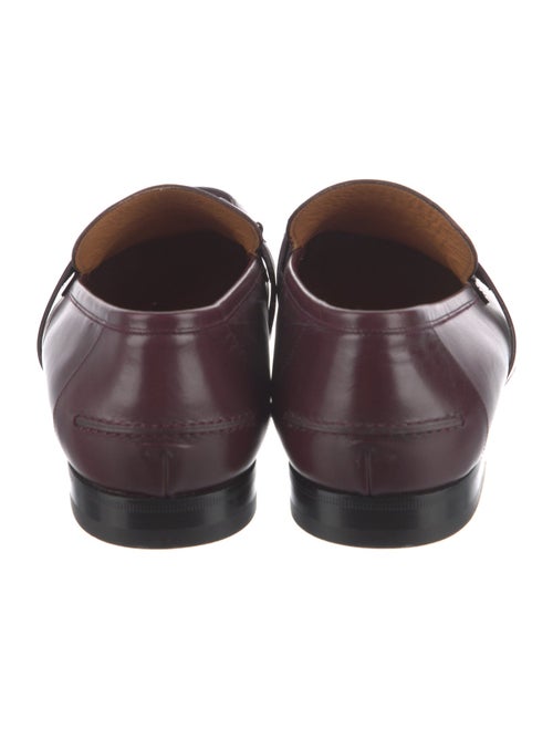 Gucci Horsebit Accent Leather Dress Loafers
