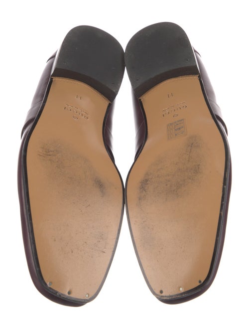 Gucci Horsebit Accent Leather Dress Loafers