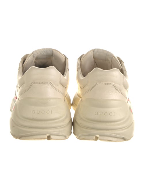 Gucci Web Accent Leather Chunky Sneakers