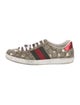 Gucci Web Accent Animal Print Sneakers