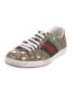 Gucci Web Accent Animal Print Sneakers