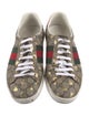 Gucci Web Accent Animal Print Sneakers
