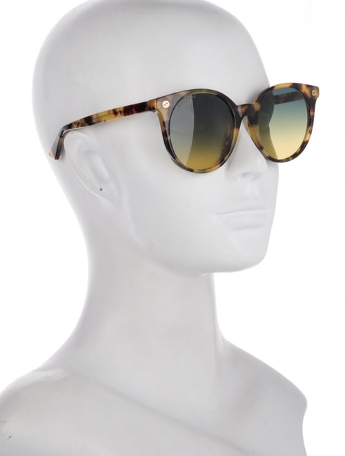 Gucci Round Gradient Sunglasses