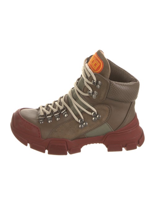 Gucci Leather Hiking Boots