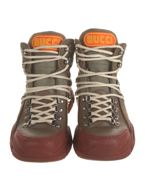 Gucci Leather Hiking Boots