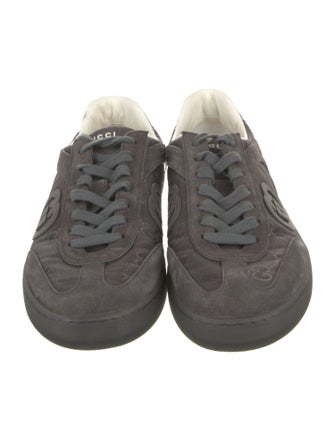 Gucci Interlocking G Logo Leather Sneakers