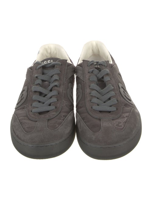 Gucci Interlocking G Logo Leather Sneakers