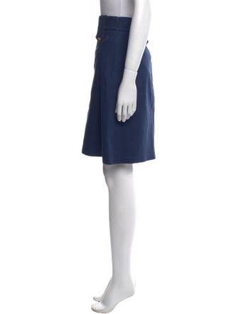 Gucci Pleated Accents Knee-Length Skirt