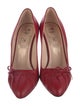 Gucci Leather Bow Accents Pumps