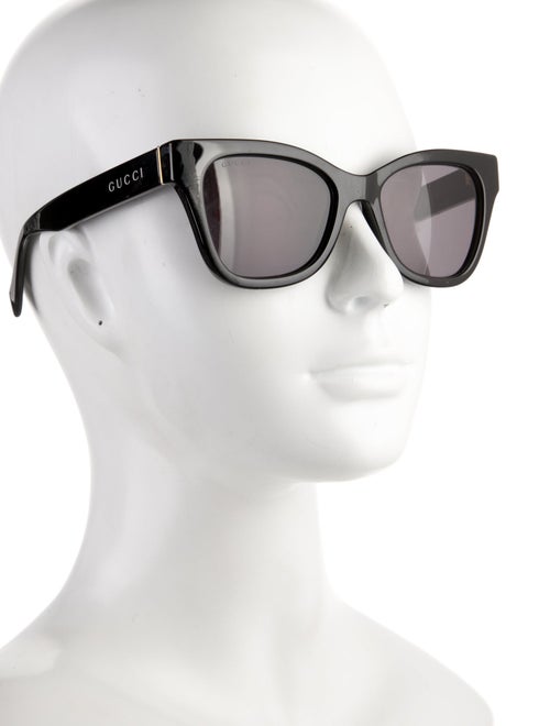 Gucci Signature Logo Wayfarer Sunglasses