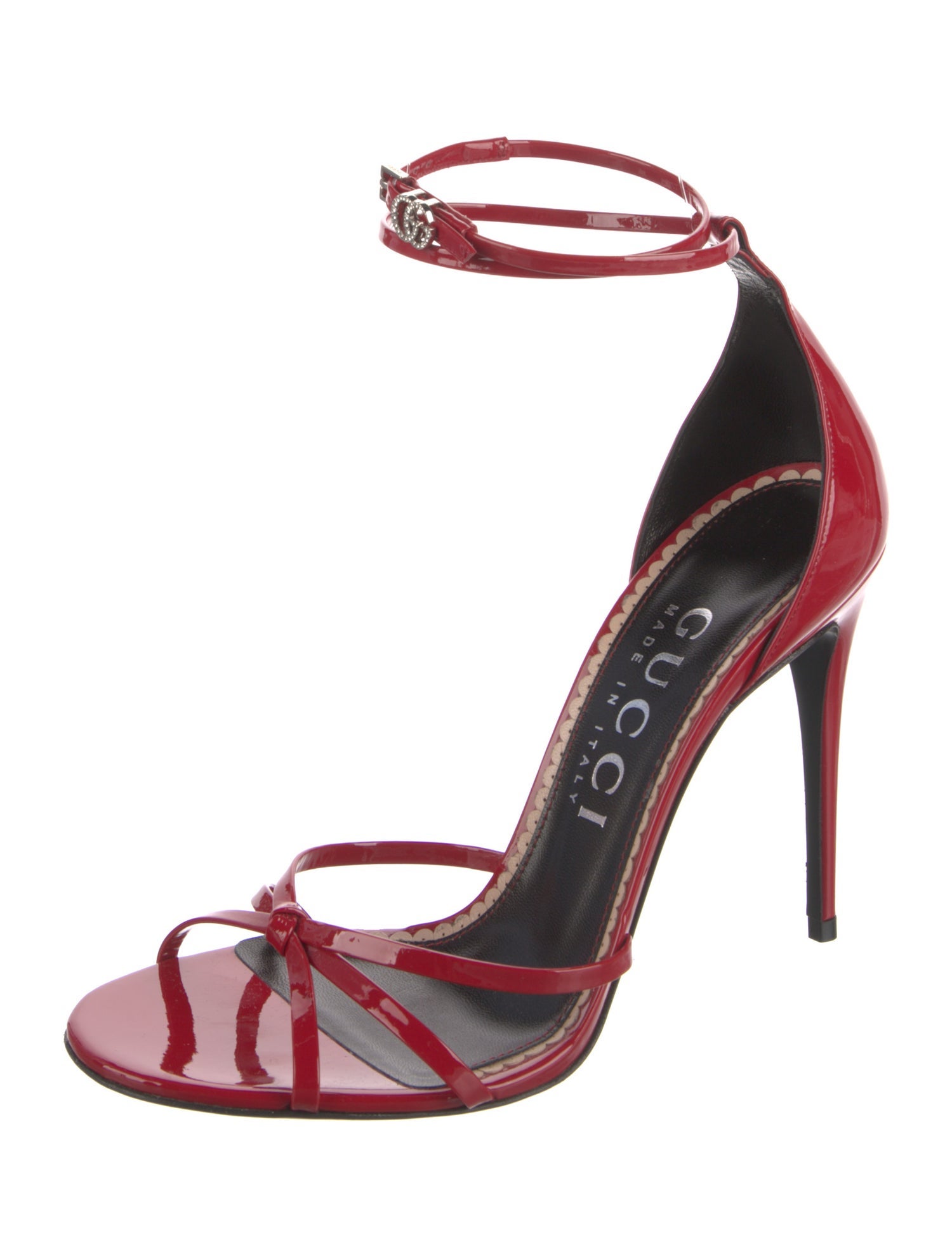 Gucci Patent Leather Sandals