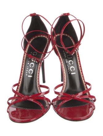Gucci Patent Leather Sandals