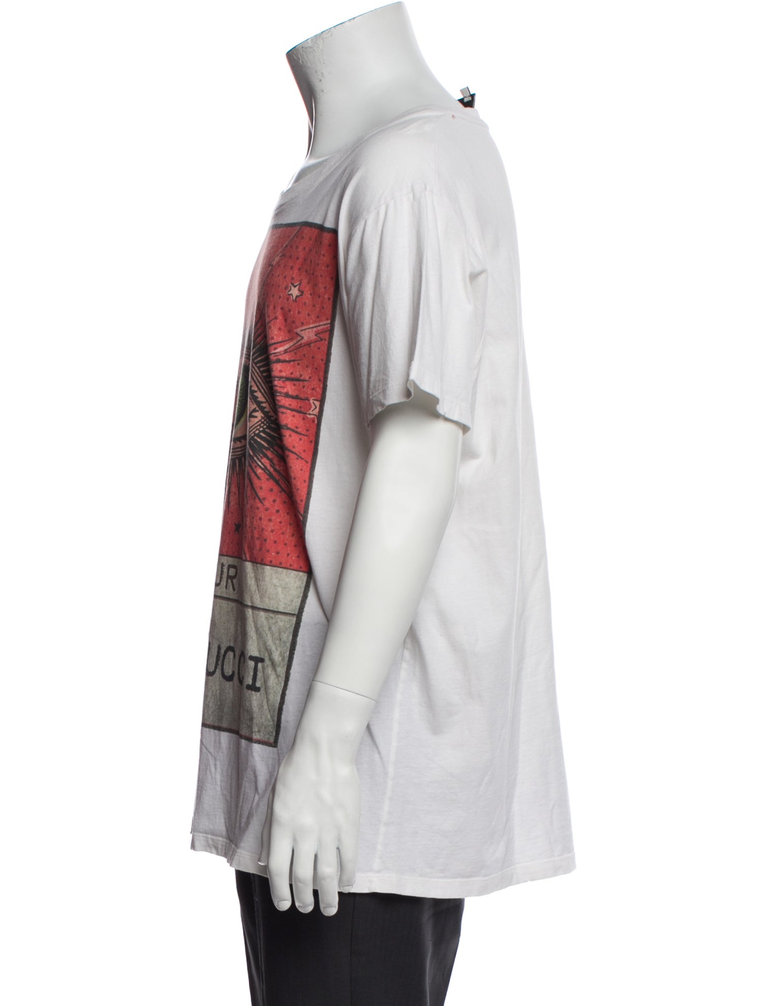 Gucci Graphic Print Crew Neck T-Shirt