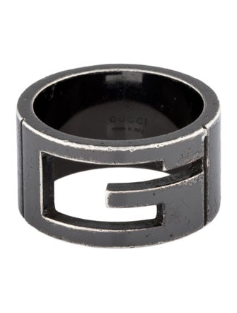 Gucci 'G' Cut Out Band Ring