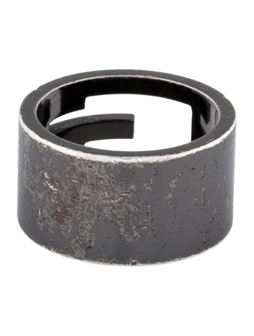 Gucci 'G' Cut Out Band Ring