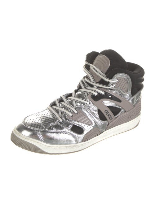 Gucci Interlocking G Logo Leather Sneakers