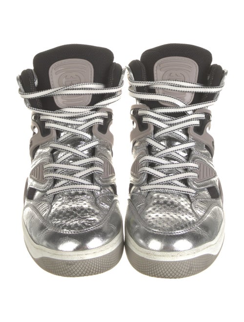 Gucci Interlocking G Logo Leather Sneakers