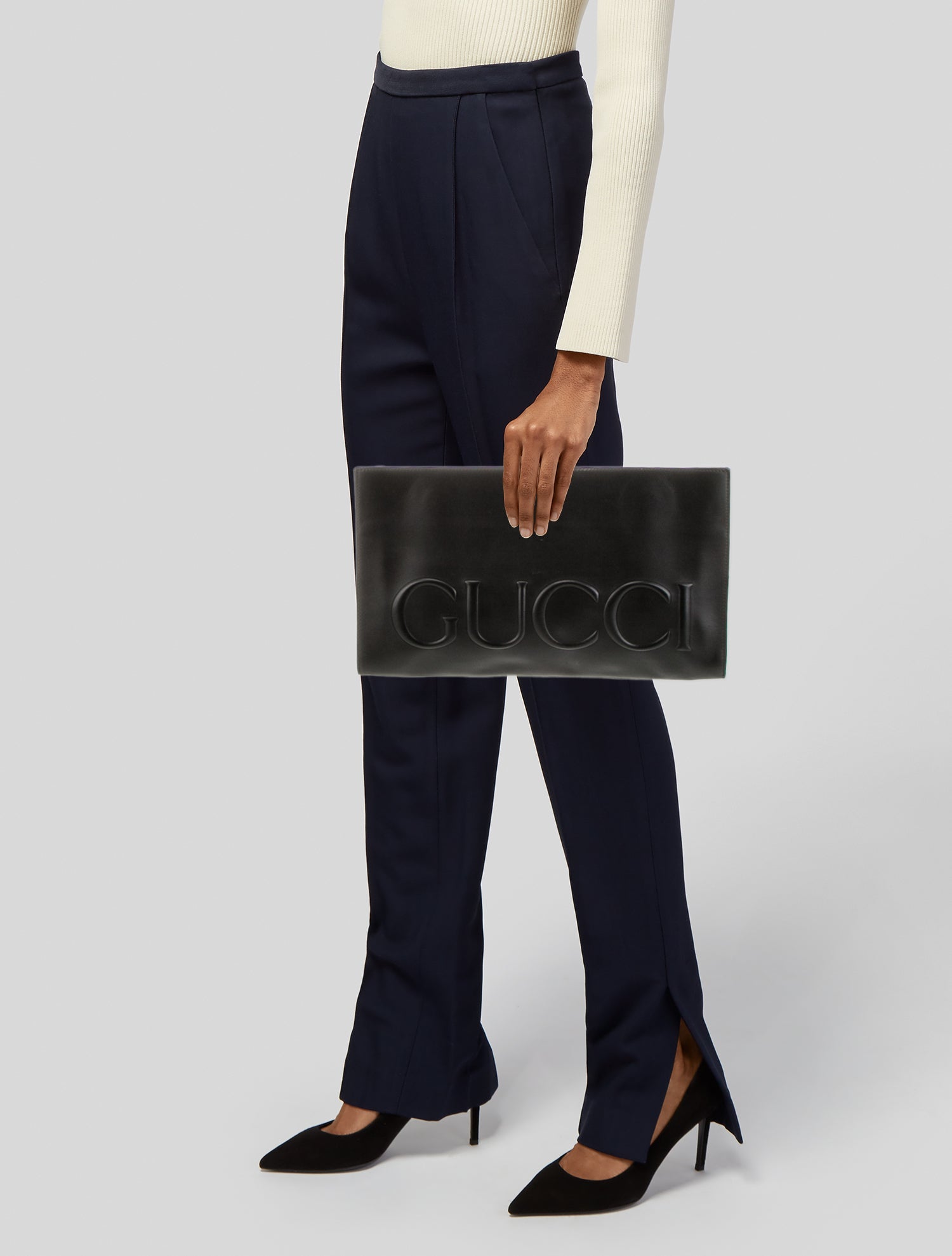 Gucci Leather Clutch