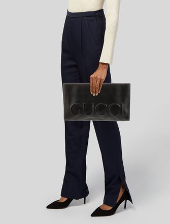 Gucci Leather Clutch