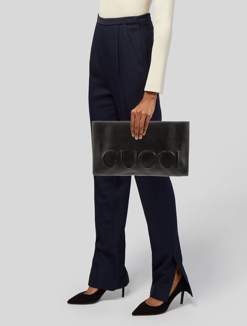Gucci Leather Clutch