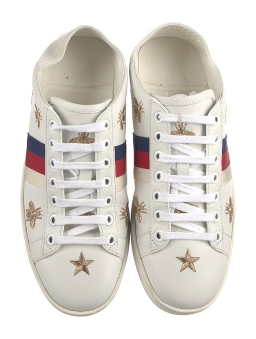 Gucci Sylvie Web Accent Leather Sneakers
