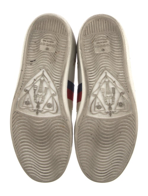 Gucci Sylvie Web Accent Leather Sneakers