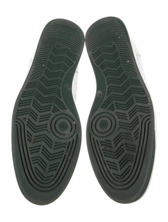 Gucci Web Accent Leather Sneakers